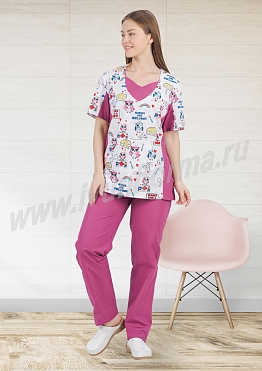 Костюм медицинский женский арт. М-02-76-ТС