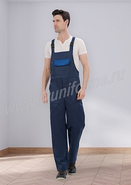 Полукомбинезон рабочий мужской арт. Р-05-138-ГР