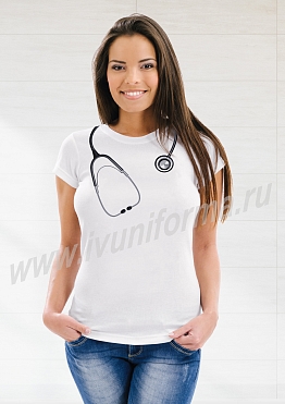 Футболка женская с принтом арт. М-14-05-ТР
