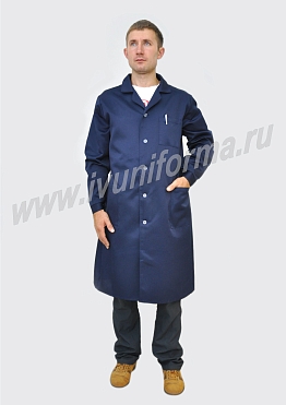 Халат рабочий мужской арт. Р-20-104-ГР