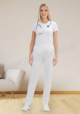 Брюки медицинские женские арт. М-07-01-СТР